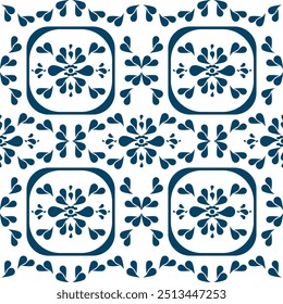 Vector illustration Seamless ethnic geometric pattern in oriental colors. seamless pattern embroidery style pattern Design for fabric, background, carpet, wallpaper, clothing, wrapping paper, cover.