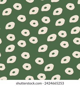 Vector illustration. Seamless fabric pattern. Spot points.