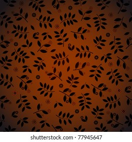 vector illustration of a seamless floral background