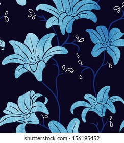 Vector illustration of Seamless floral pattern