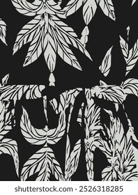 Vector illustration of a seamless floral pattern