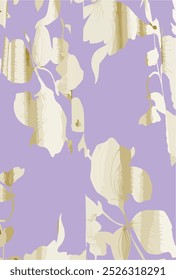 Vektorgrafik eines nahtlosen Blumenmusters