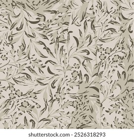 Vector illustration of a seamless floral pattern