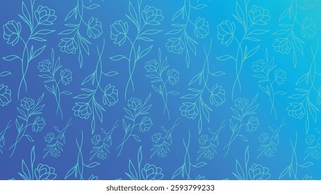 Vector illustration of a seamless floral pattern in spring for Wedding, anniversary, birthday and party. Design for banner, poster, card, invitation and scrapbook
