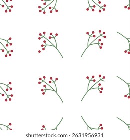 Ilustración vectorial de un patrón floral sin fisuras con flores y hojas estilizadas en un diseño decorativo y repetitivo. Perfecto para textil, Fondo de pantalla y diseño de superficies.