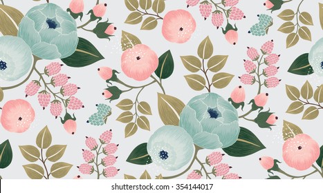 358,123 Floral pattern pastel colours Images, Stock Photos & Vectors ...