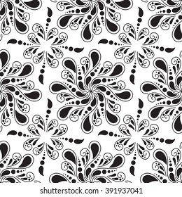 Vector illustration, Seamless Floral Pattern