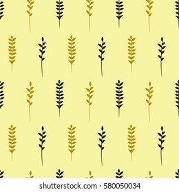 Vector illustration. Seamless floral pattern. The pattern for wallpaper, fabrics, textiles, paper and packaging for use in graphic design.