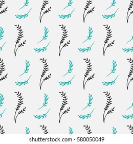 Vector illustration. Seamless floral pattern. The pattern for wallpaper, fabrics, textiles, paper and packaging for use in graphic design.