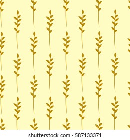 Vector illustration. Seamless floral pattern. The pattern for wallpaper, fabrics, textiles, paper and packaging for use in graphic design.