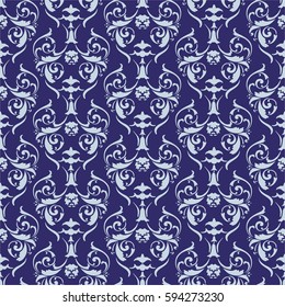 vector illustration of seamless floral pattern