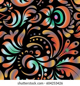 Vector illustration. Vector seamless floral pattern for design, textile or fabric.