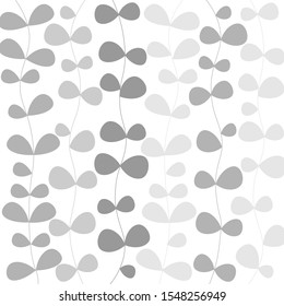 Vector illustration. Seamless floral  seeweed pattern. The pattern for  use in graphic design.