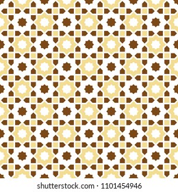 Vector illustration of a Seamless Geometric Background with Bright Colors