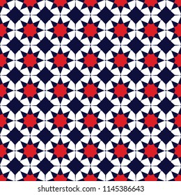 Vector illustration of a Seamless Geometric Background