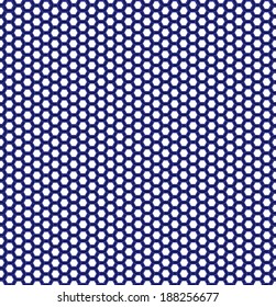 Vector illustration of seamless geometric pattern with honeycombs