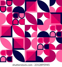 Vector Illustration Seamless Geometric Pattern Abstract Decorative Wall Home Modern Background Color . SSTKabstract