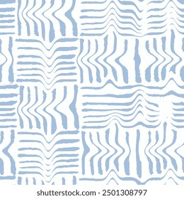 Vector illustration. Seamless geometric  patterns on a light milky white background. Textile printing, fabric design, packaging,