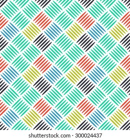Vector illustration of seamless geometrical pattern