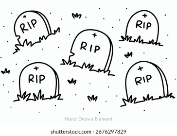 Ilustração vetorial de um padrão de Halloween sem costura com elementos de desenhos animados festivos e símbolos decorativos