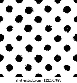 Vector illustration of seamless hand draw dot, creative repeating of texture for printing, wrapping, wallpaper, fabric, and textile.
