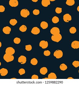 Vector illustration of seamless hand draw dot, creative repeating of texture for printing, wrapping, wallpaper, fabric, and textile.
