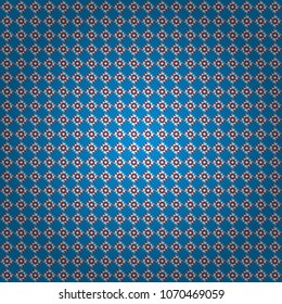 Vector illustration. Seamless hand drawn tribal tiles texture. Ethnic boho style. Native batik watercolor artistic red, blue and white seamless pattern.