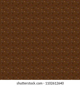Vector illustration. Seamless hearts pattern. Repeating texture. Valentine':s Day card seamless background pattern heart. Cute brown, black and gray colors elements.