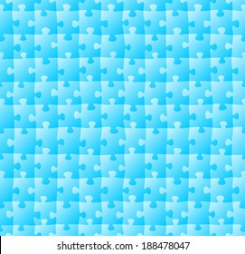vector illustration of a seamless jigsaw puzzle pattern