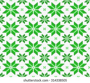 vector illustration of a seamless knitting pattern
