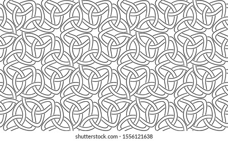vector illustration of a seamless knot pattern 