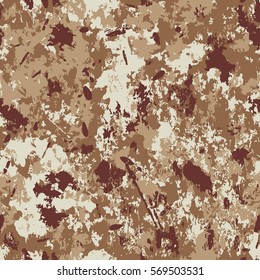 vector illustration of seamless military camouflage pattern. EPS