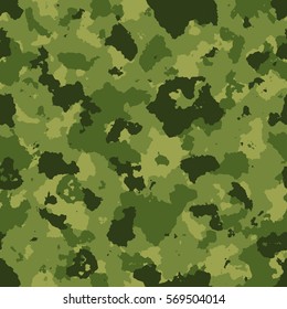 vector illustration of seamless military camouflage pattern. EPS