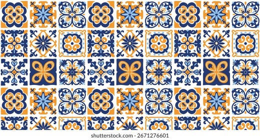 vector illustration seamless Moroccan tile pattern