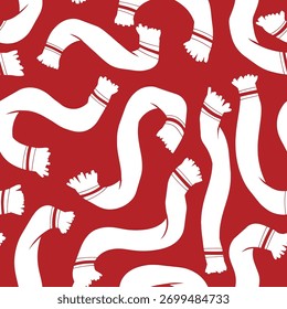 Ilustración vectorial. Patrón de Navidades de año Nuevo sin fisuras.