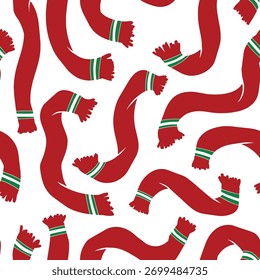 Ilustración vectorial. Patrón de Navidades de año Nuevo sin fisuras.