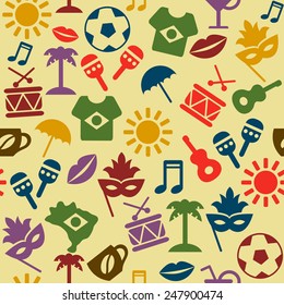 Vector illustration of seamless pattern. 