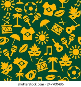 Vector illustration of seamless pattern. 