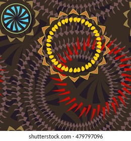 Vector illustration. Seamless pattern.