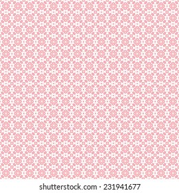 Vector illustration of seamless pattern with abstract flowers.Floral background