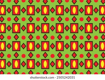 vector illustration seamless pattern background with red and black colors