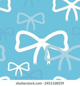 vector illustration. Seamless pattern with bow pattern. wallpaper, print, fabric