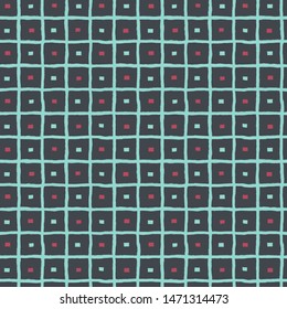 Vector illustration of seamless pattern with cells.