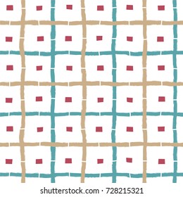 Vector illustration of seamless pattern with cells.