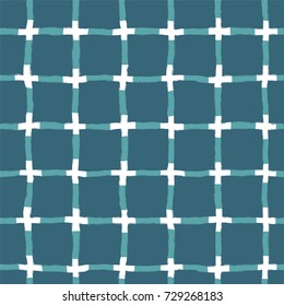 Vector illustration of seamless pattern with check.