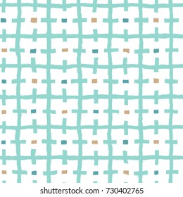 Vector illustration of seamless pattern with check.