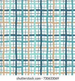 Vector illustration of seamless pattern with check.