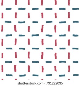 Vector illustration of seamless pattern with check.