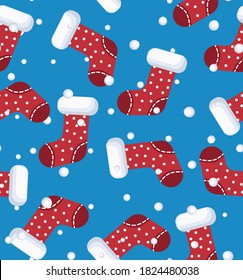 Ilustración vectorial sin inconvenientes botas de navidad dibujos animados eps 10