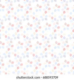 Vector illustration of seamless pattern color floral mosaic